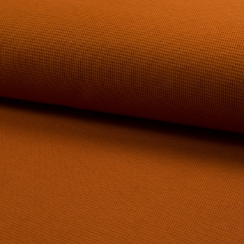 Waffelstrick Jersey - Rost -