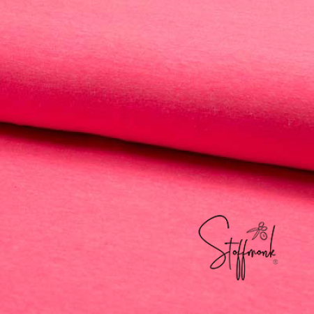Baumwoll Jersey - NEON Pink