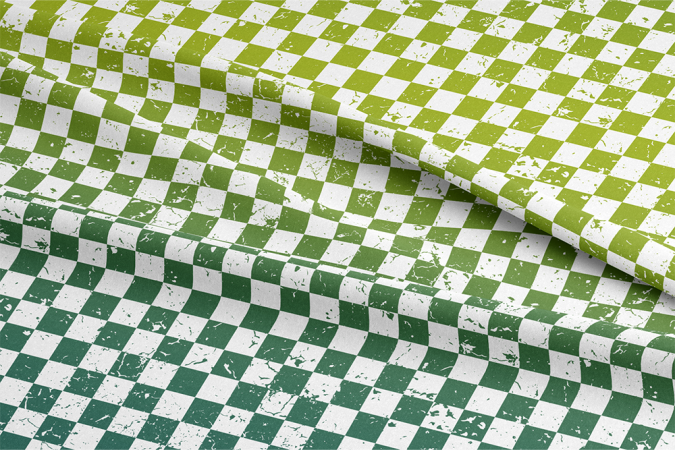 VB - EP "Karogrunge Verlauf # Smaragd/Lime WEISS "  SOFTSHELL