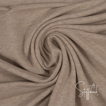 Swafing Maike melange - Sommersweat French Terry - Beige meliert