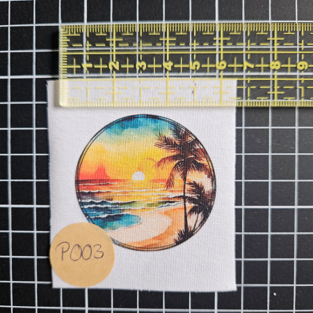 P003 - Patch Sonnenuntergang - ca. 5cm - 1 €