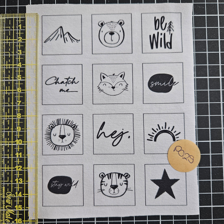 P029 - Mützen Patch SET (12x 3cm) - 4 €
