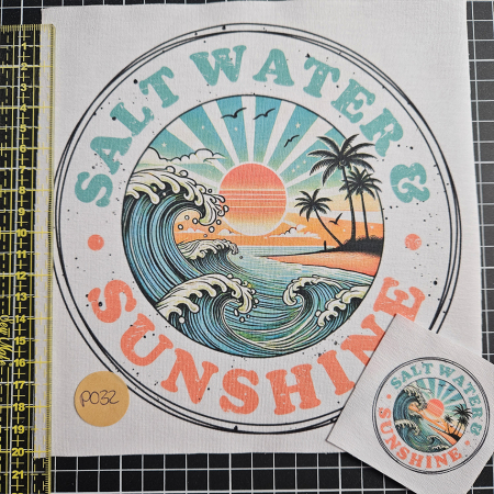 P032 - Patch SET - SALT WATER… - 19cm + 5cm - 4,50 €