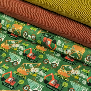BIO Jersey - Baustelle grün -