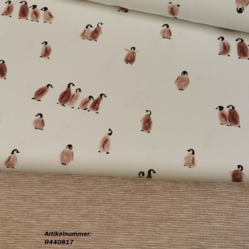 Baumwoll Jersey - Pinguine