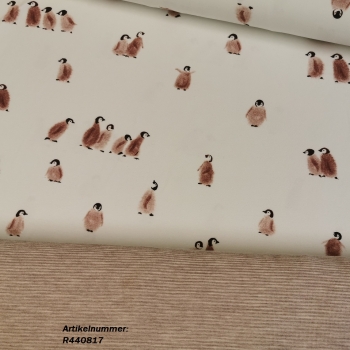 Family Fabrics - Baumwoll Jersey - Pinguine