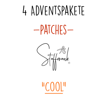 4 Adventspakete - Patches - "COOL"