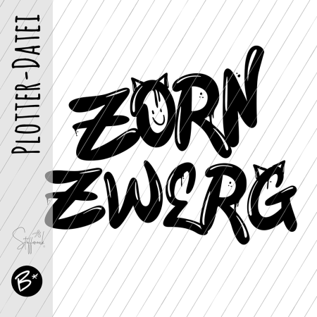 Plotterdatei - Zorn Zwerg