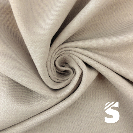 PREMIUM  French Terry/Sommersweat - #Kiesel dunkel