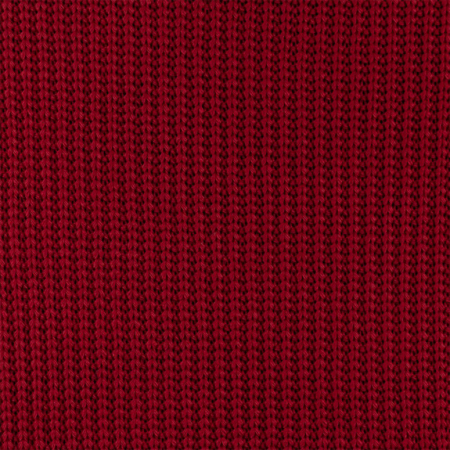 Schwerer Baumwoll Strick Rot