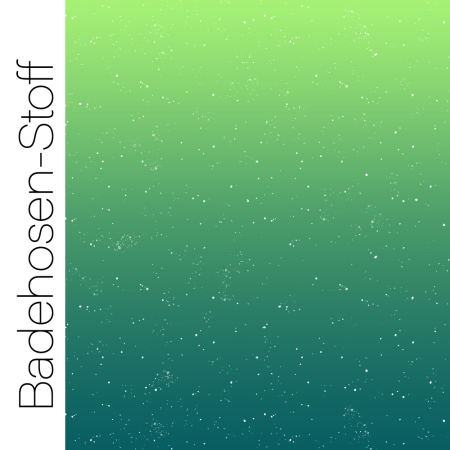 BADEHOSENSTOFF - (gewebt, nicht elastisch) - "Verlauf #petrol/grün"