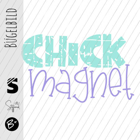 Bügelbild -  " CHICK magnet "