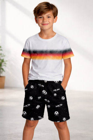 Fußbälle #schwarz  - Bio Jersey