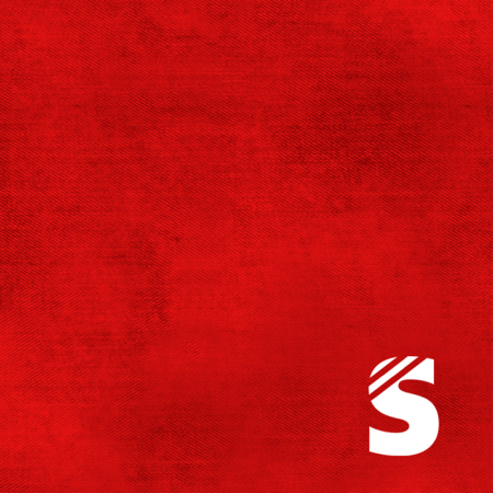 Denim #rot   - Bio French Terry