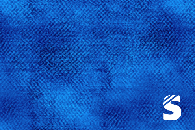 Denim  BLUE MEDIUM #38   - Bio French Terry