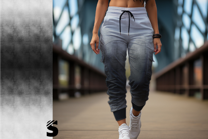 DENIM  - #dunkelgrau/hellgrau - Bio French Terry