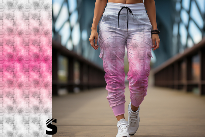 DENIM - #hellgrau/pink - Bio French Terry