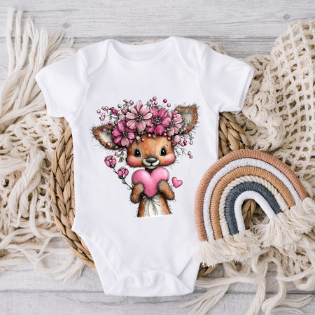 Bügelbild -  " Reh sweet "