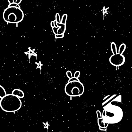 Cool Easter  #Schwarz - Bio Jersey