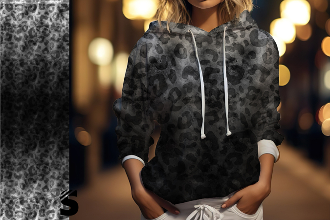 LEO GRUNGE  - #dunkelgrau/hellgrau - Bio French Terry