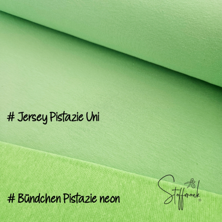 Bio Jersey - Summer Vibes Pistazie dunkel - Uni
