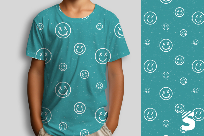 Smilies  #Türkis  - Bio Jersey