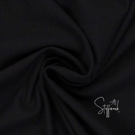 Baumwoll Jersey - Schwarz