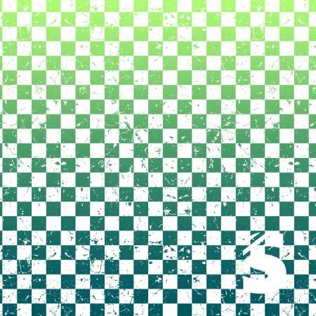 Karogrunge - #petrol/neongreen  -  Bio Jersey