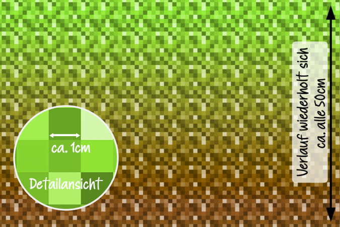 Pixel #grün/braun - Bio JERSEY