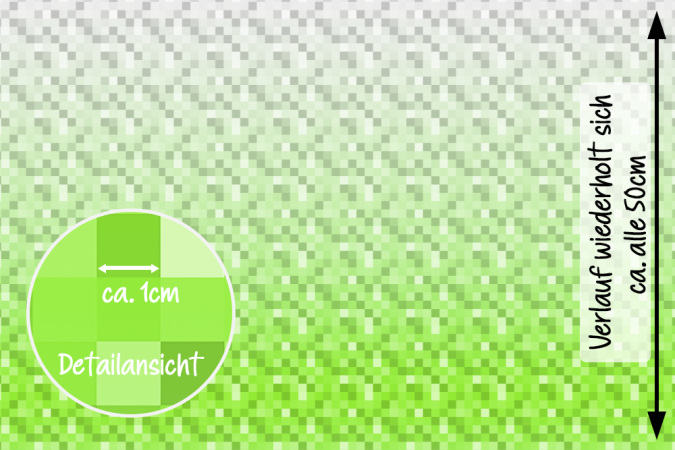 Pixel #hellgrau/grün - Bio JERSEY