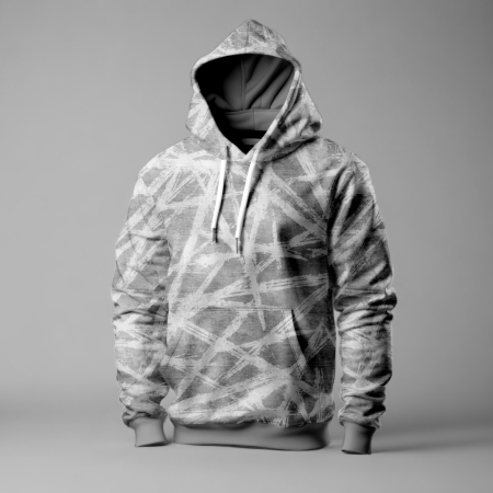 STROKES #grau/weiss  -  Bio FRENCH TERRY