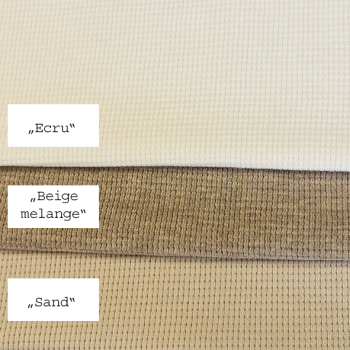 Waffelstrick Jersey - Sand -