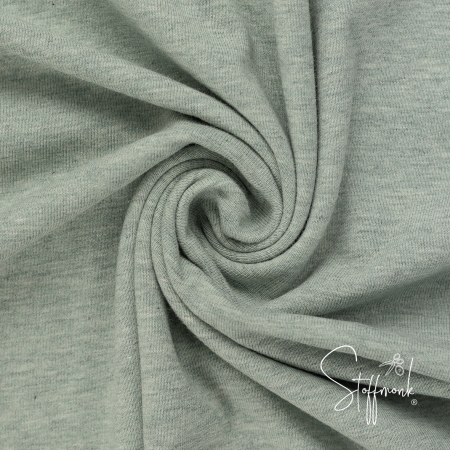 Swafing Maike melange - Sommersweat French Terry - Mint meliert