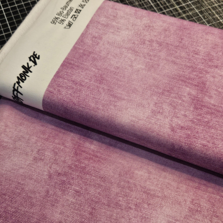 Abverkauf  - Ep BIO French Terry - DENIM #rosa
