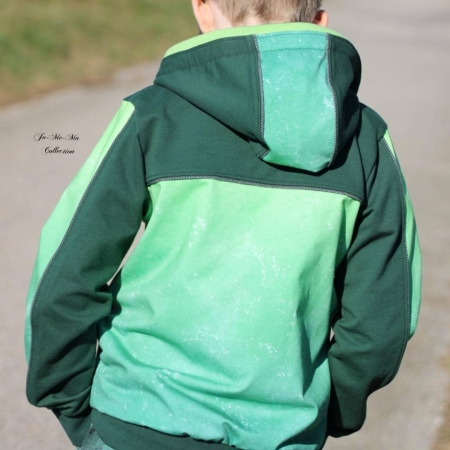 Ep - EINZEL Panel "DINO"  - " HELLLIME/SEA " - Bio Jersey