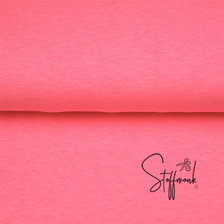 Bündchen NEON Pink Uni Glatt