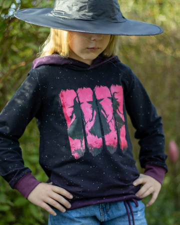 Bügelbild - H60 - " Witch #pink "