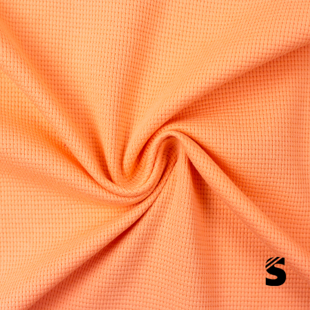 Waffelstrick Jersey - Apricot