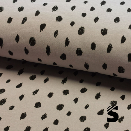 BIO Soft Sweat ANGERAUT  -  Grau Punkte