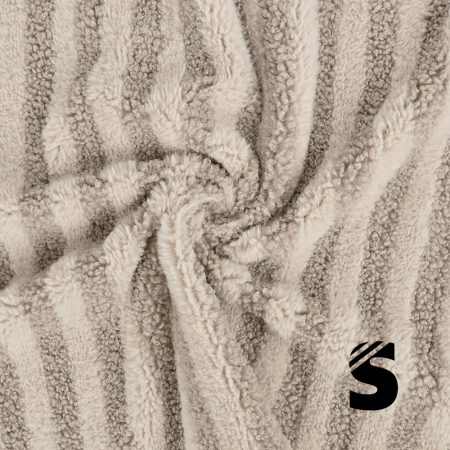 Teddy Stoff - Stripes Streifen #beige