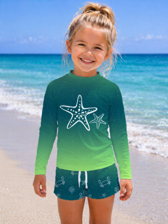 Bügelbild "SEESTERNE" - Farben & Größe frei wählbar