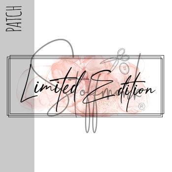 Patch / Aufnäher  - Limited Edition Rose - Größe wählbar -