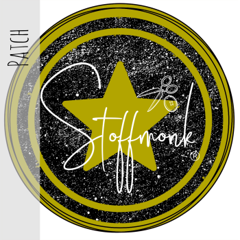 Patch / Aufnäher  - Grunge Stern - Senf