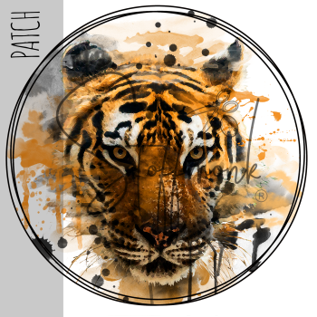 Patch / Aufnäher  - Tiger weiss