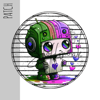 Patch / Aufnäher  - Lovely Robi