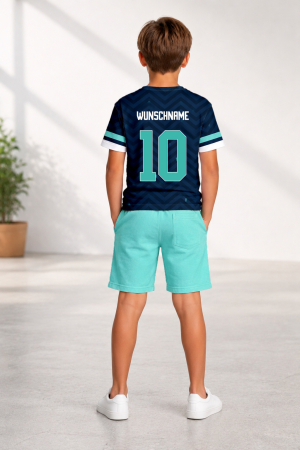 Bügelbild " Wunschname Wunschtext Trikot  "  - Größe + Farbe + Schriftart frei wählbar