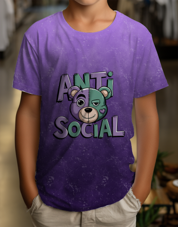 KOMBI Panel - " LILA dunkel " -  Jersey - Höhe ca. 0,8 Meter/volle Breite