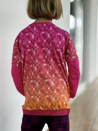 Pixel #pink/orange - Bio JERSEY