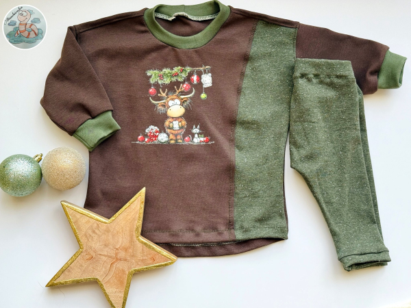 Bügelbild -  " Kuh unterm Zweig "