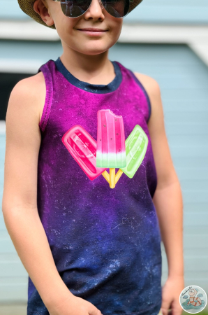 Bügelbild - " 3-er Eis (alleine) "